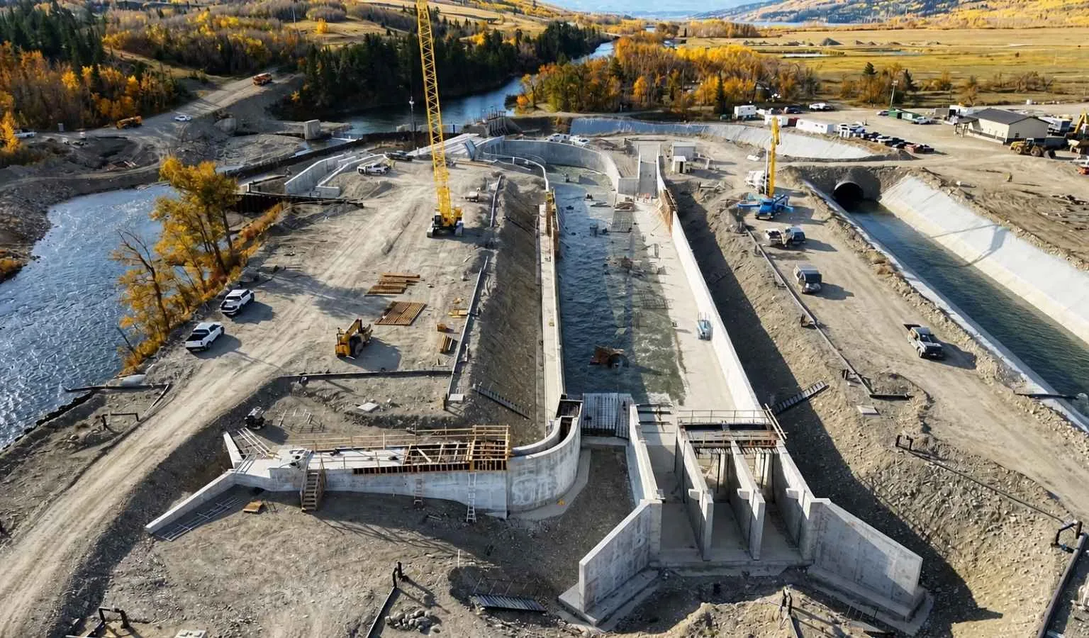 High Over the Hi-Line: A Century-Old Dam Gets Its Close-Up From Above