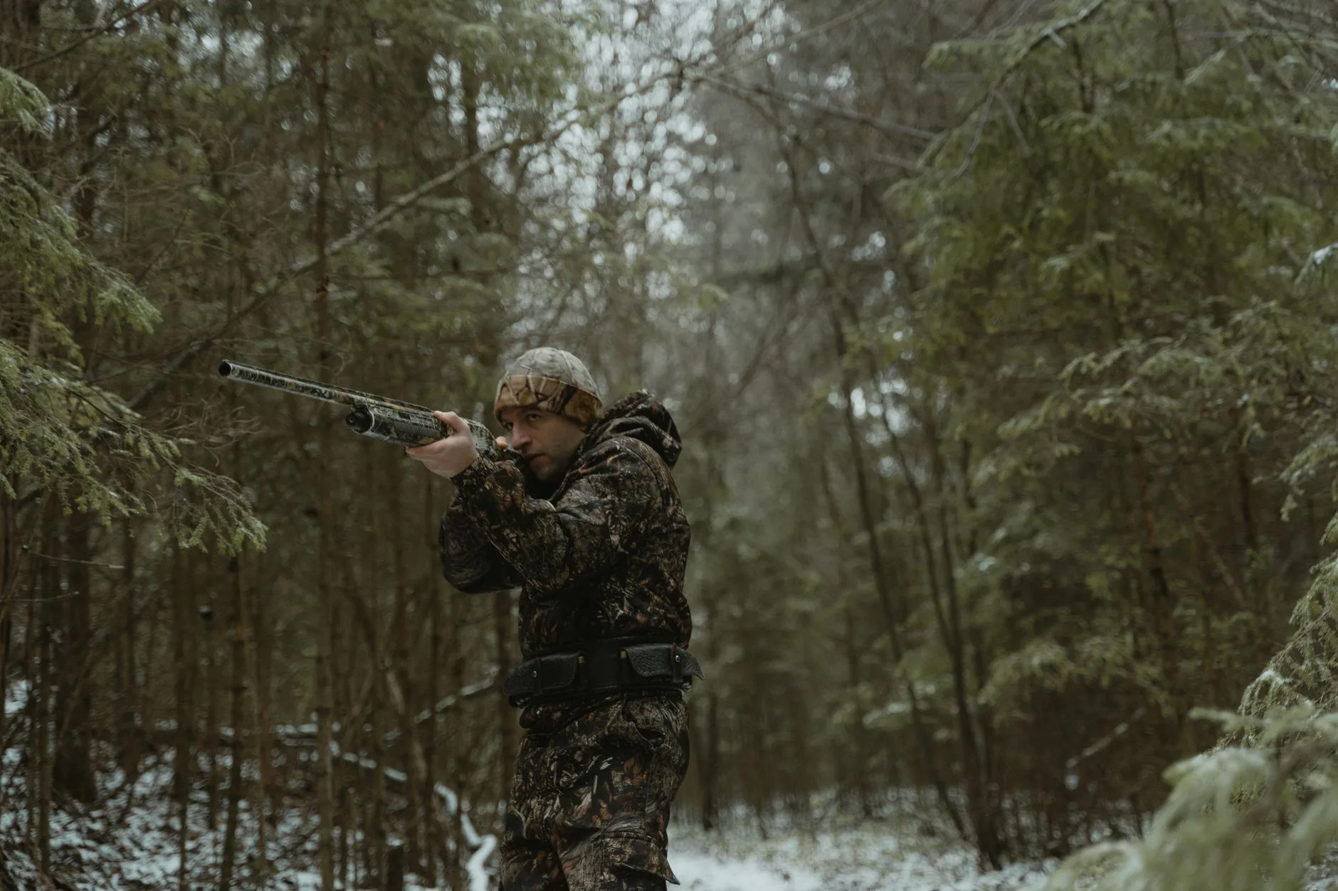 Deer Decoy in a Blizzard Catches a Night Shooter Near Glasgow